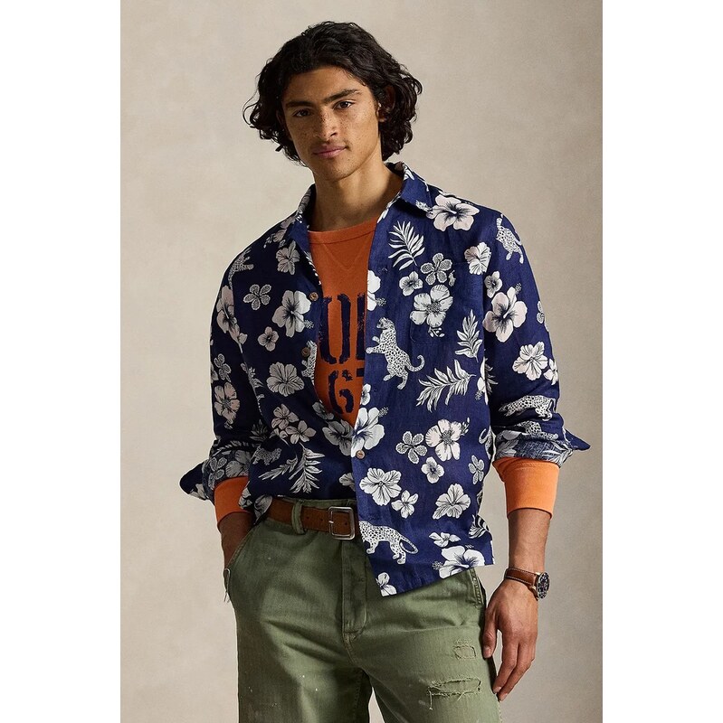 Polo Ralph Lauren košeľa pánska ľanová 68547014