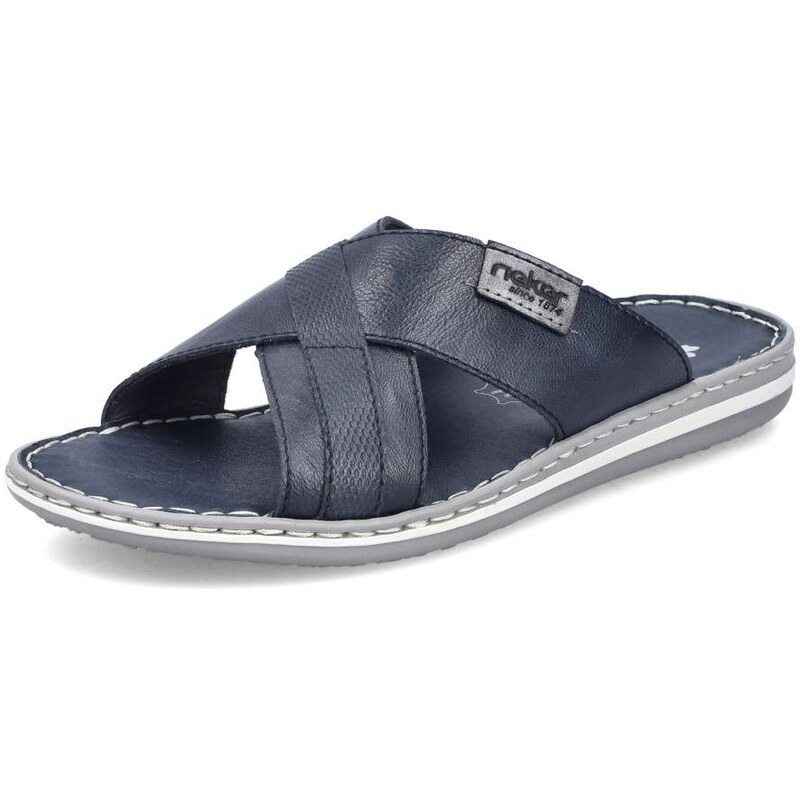 Pánske šľapky RIEKER 21082-14 modrá S6 68549785