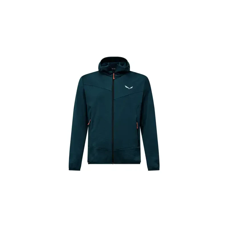 E-shop Salewa Puez Altavia Polarlite Hooded pánska mikina Pond Blue vel
