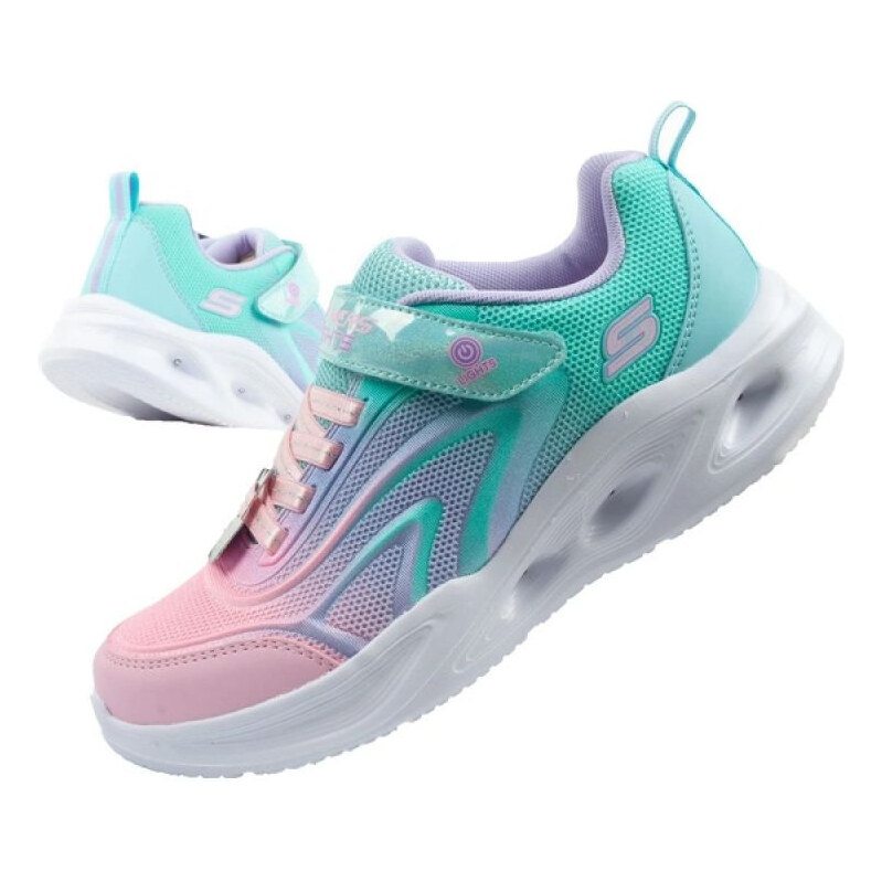 Detská športová obuv Skechers Color Breeze LED pre dievčatá 68551216
