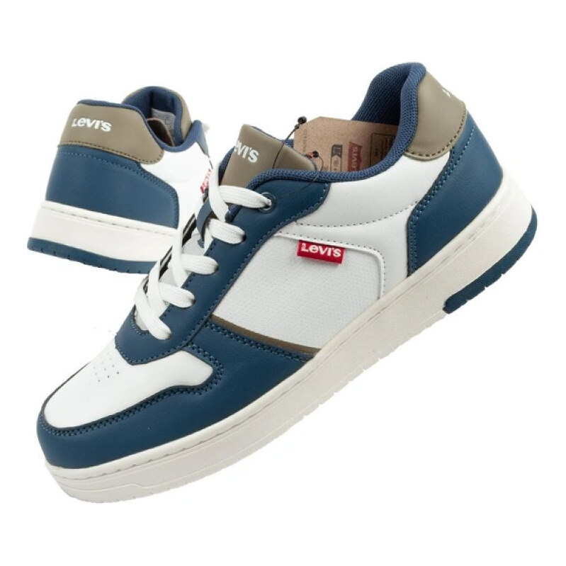 E-shop Levis Detská športová obuv Levis Kick Se youth white pohodlná