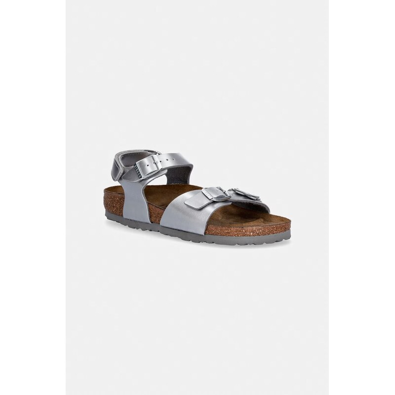 Birkenstock sandále detské kožené Rio AS Kids Flowers 68261575
