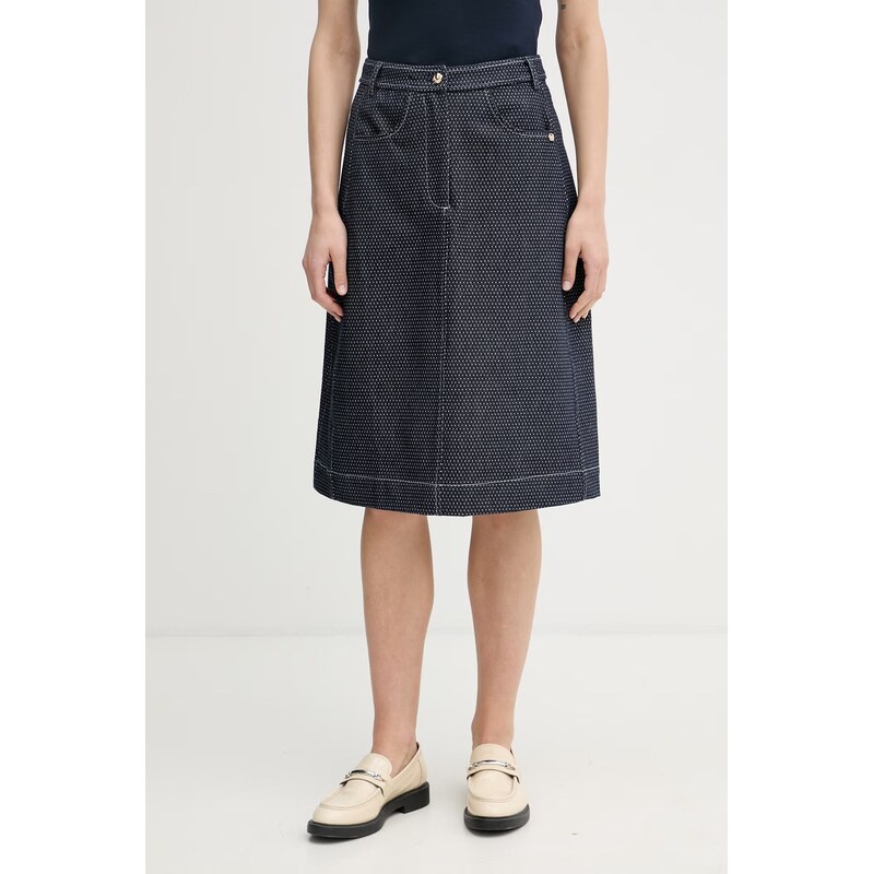 Mos Mosh sukňa bavlnená Azure 68553015