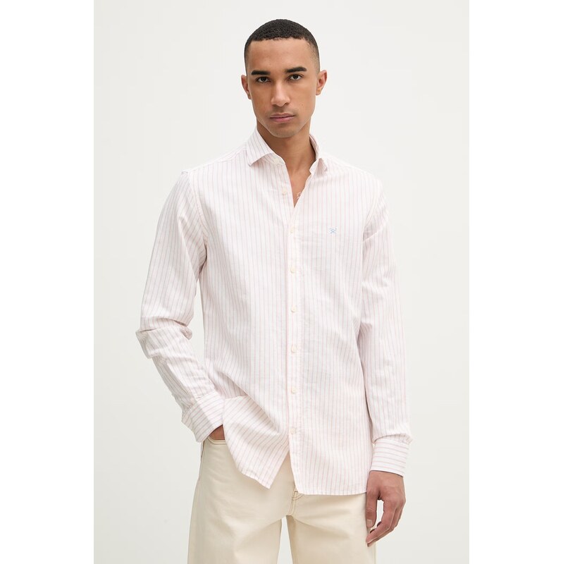Hackett London košeľa pánska s prímesou ľanu 68552961