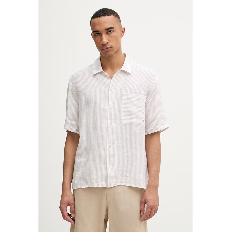 Trussardi košeľa pánska ľanová 68553002