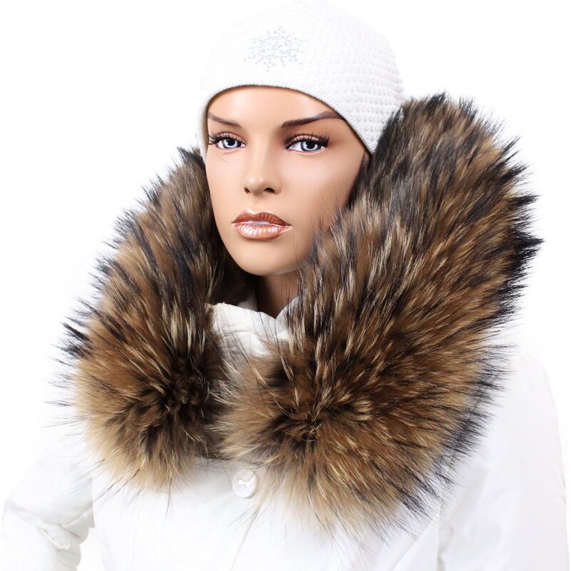 Sikora Kožušinový lem na kapucňu - golier medvedíkovec M 01/52 (75 cm) 68553151