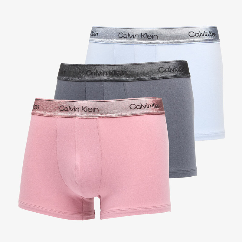 Trenírky Calvin Klein Trunk 3-Pack Pink M 68554748