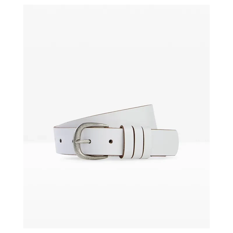bonprix Kožený opasok, farba biela 68555955
