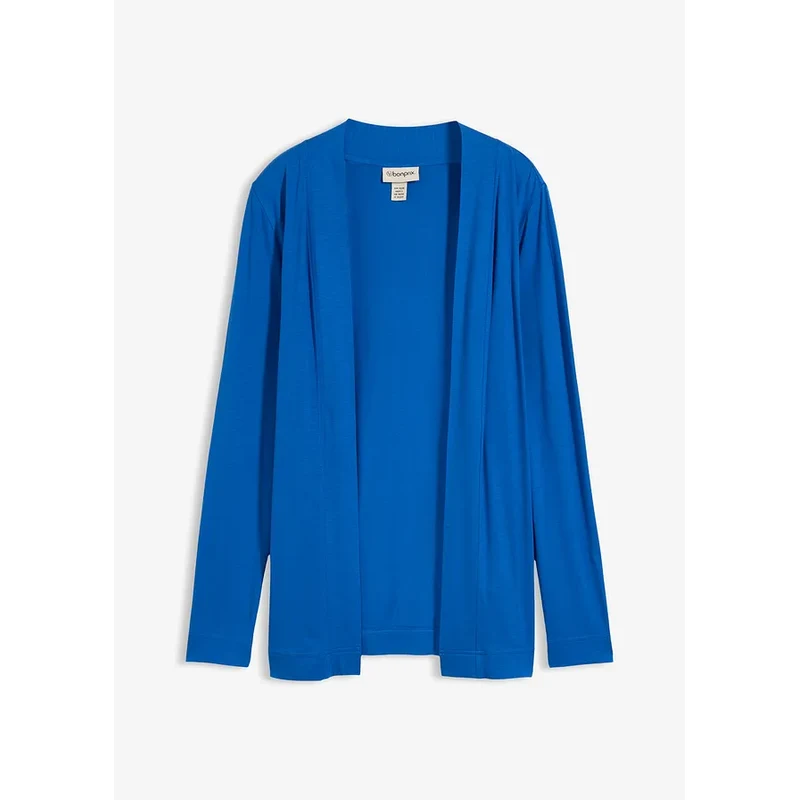bonprix Úpletový svetrík z jemnej viskózy, farba modrá 68555951