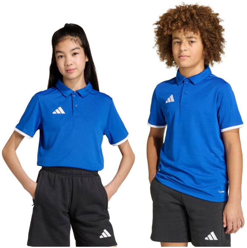 Detské tričko adidas Entrada 26 Polo blue JZ6625 68556063