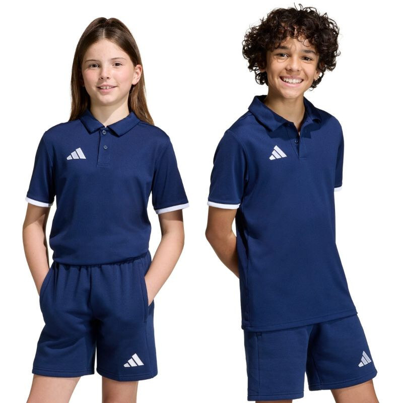 Detské tričko adidas Entrada 26 Polo navy blue JZ6627 68556065