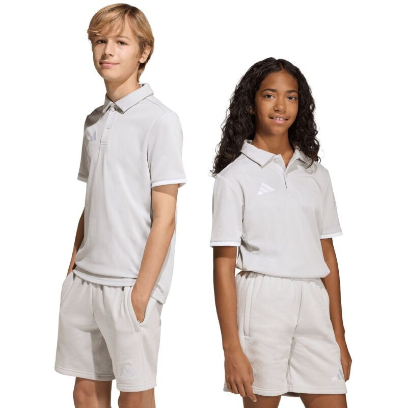 Detské tričko adidas Entrada 26 Polo light grey JZ6628 68556066