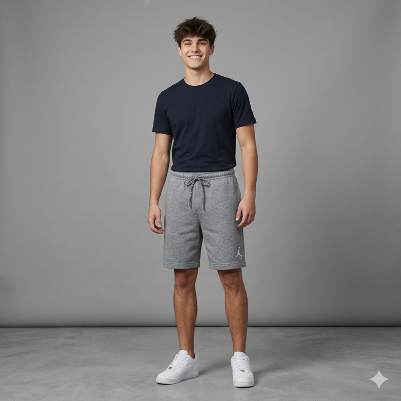 E-shop Jordan mj brooklyn flc ess short CARBON HEATHER