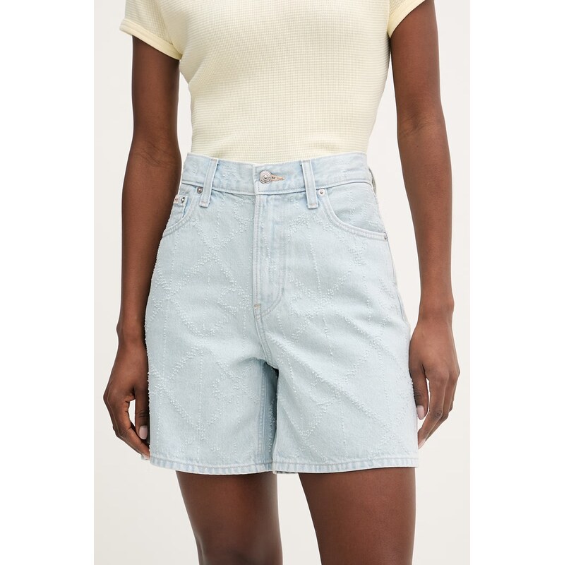 Calvin Klein Jeans šortky dámske rifľové 68558536