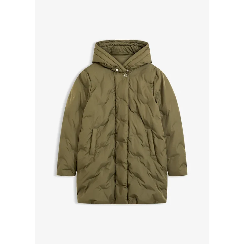 bonprix Prešívaná bunda 2 v 1, farba zelená 66048260