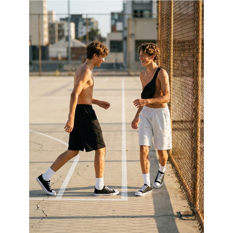 Sinsay - Bermudy 2 pack - viacfarebná 68559575