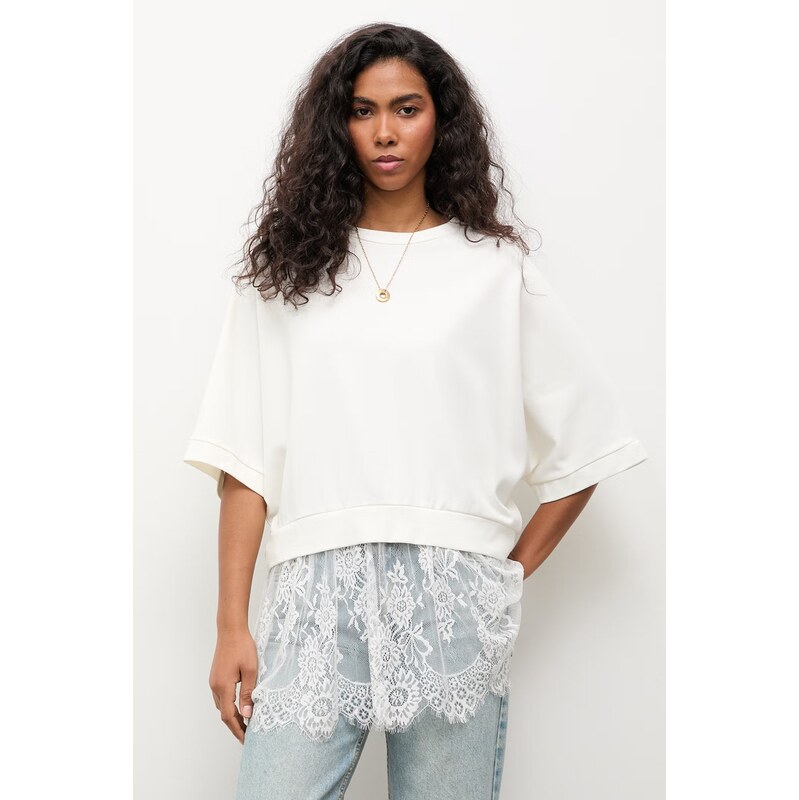 Answear.LAB oversize mikina dámska s viskózou 68560230