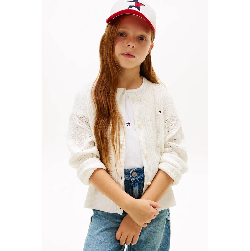 Tommy Hilfiger kardigán detský bavlnený 68561039