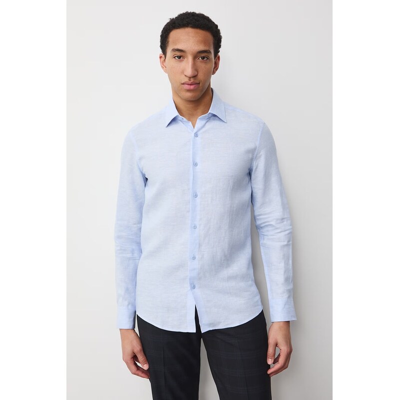 Medicine košeľa pánska ľanová 68561011