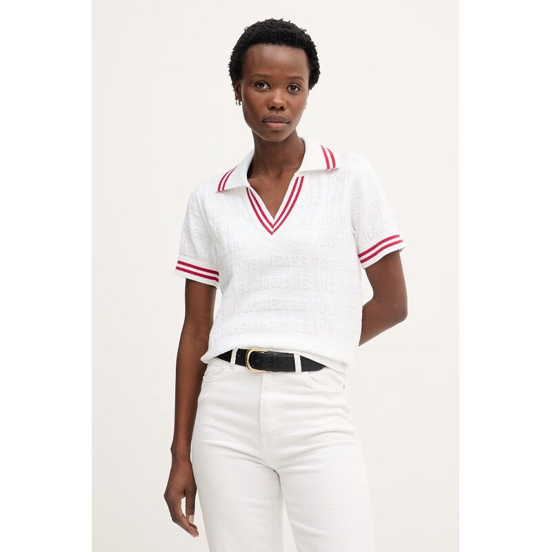 Joop! úpletové polo tričko dámske bavlnené 68560934