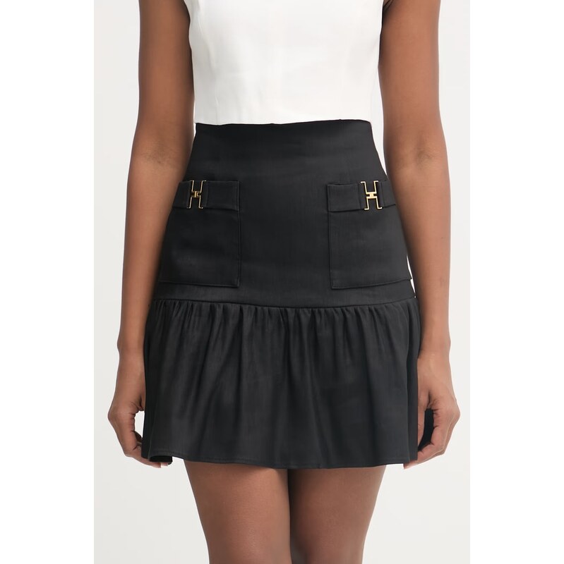 Elisabetta Franchi sukňa ľanová 68561089