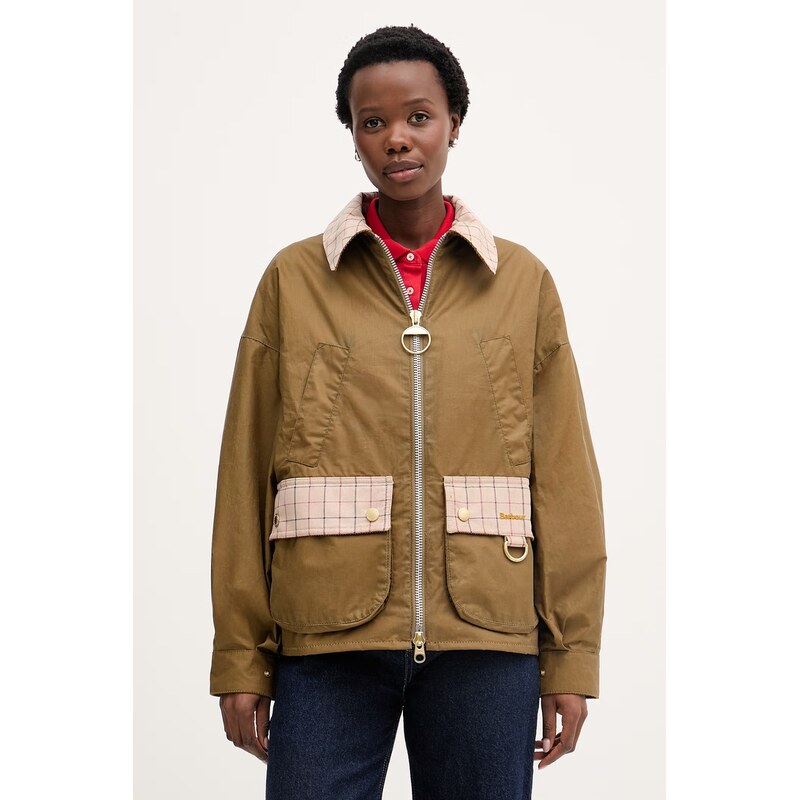 Barbour krátka bunda dámska bavlnená Launton 68561104