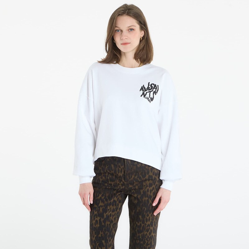 Mikina AllSaints Orlando Lila Sweat Ashen White M 68561674