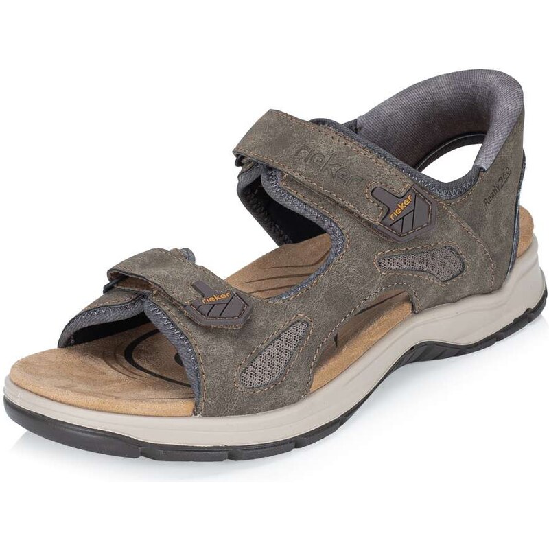 Pánske sandále RIEKER 26953-25 hnedá S6 68563162