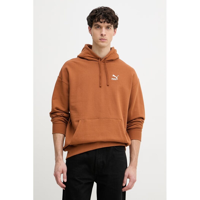 Puma mikina s kapucňou pánska bavlnená BETTER CLASSICS 68263519