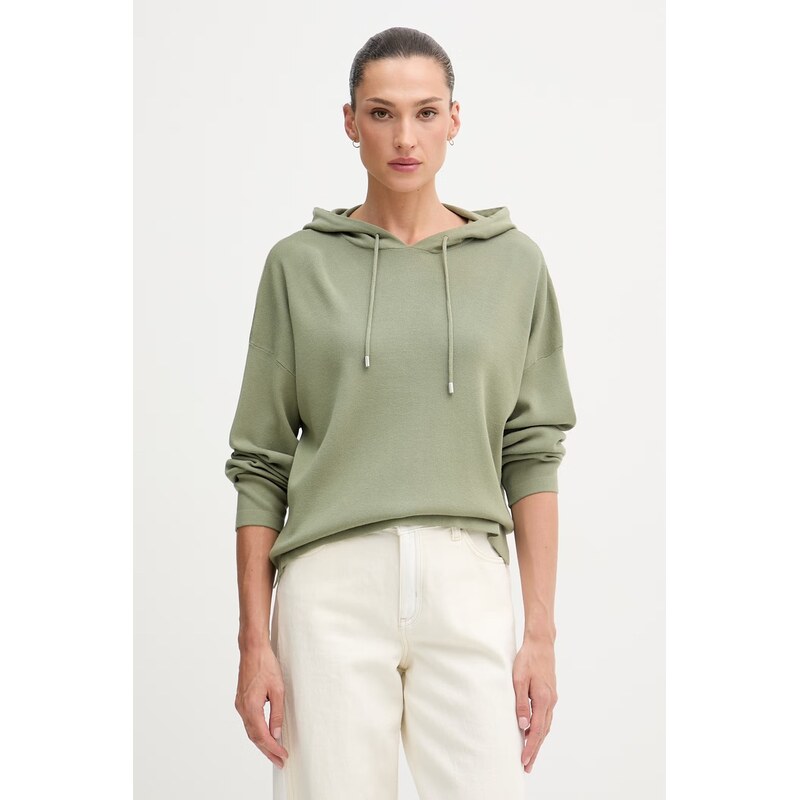 United Colors of Benetton mikina s kapucňou dámska s viskózou 68563662