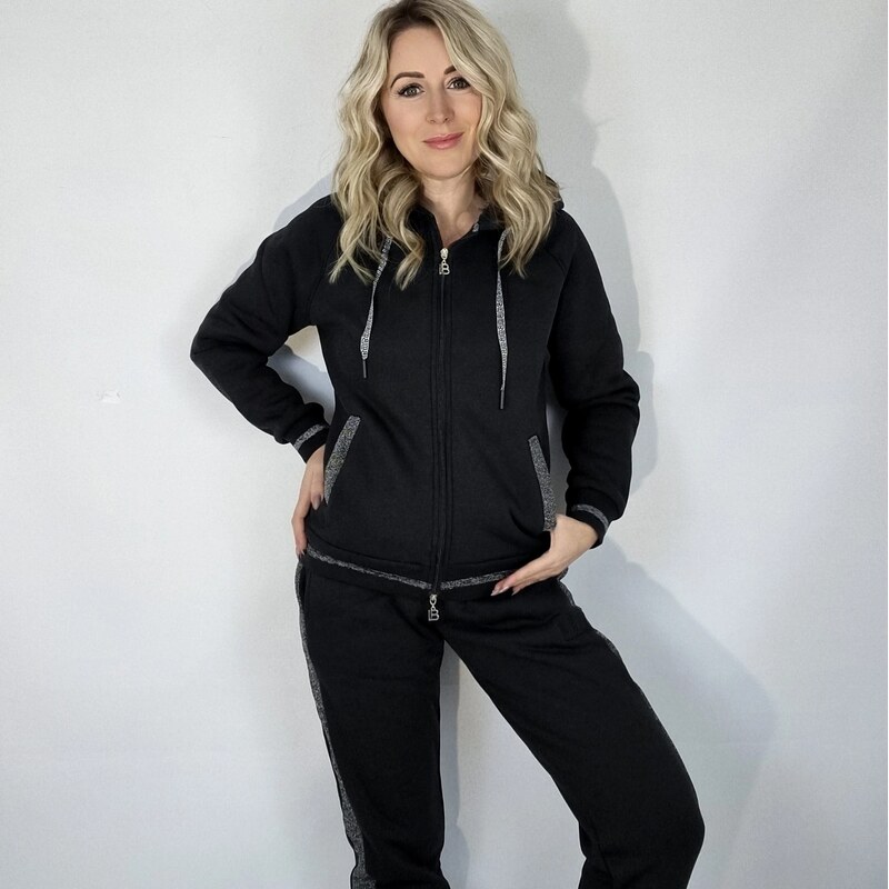 Tepláková súprava Laura Biagiotti Ful Zip Nero 68563710