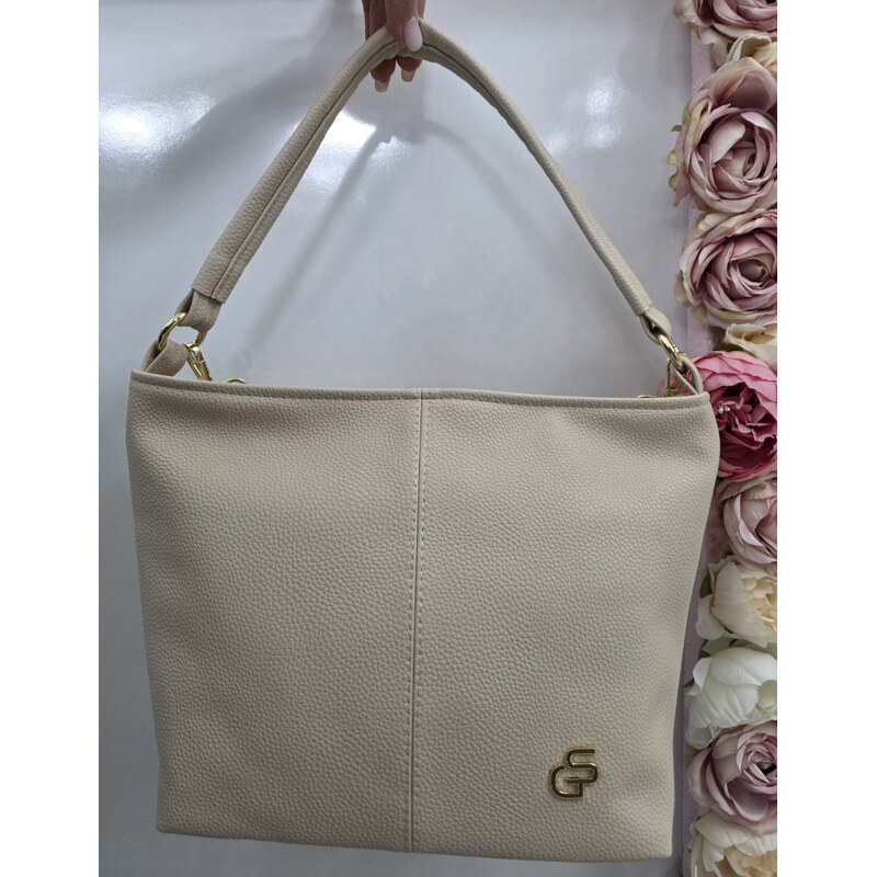 E-shop Katrins Fashion Béžová kabelka Grosso