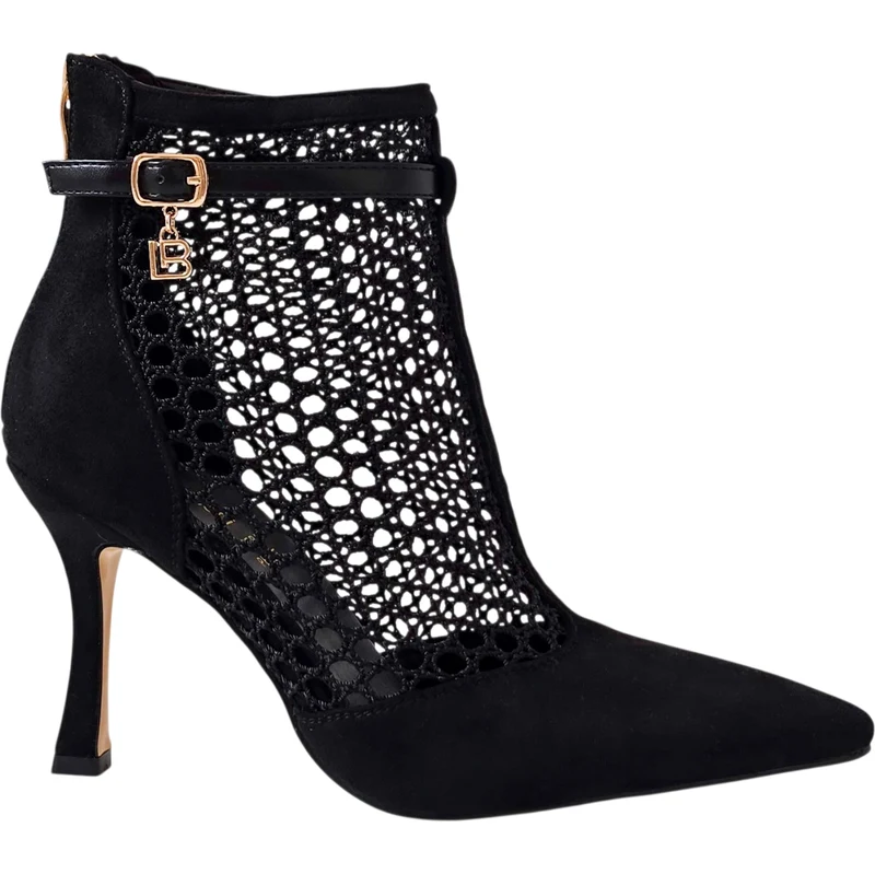 E-shop Čierne topánky na podpätku Laura Biagiotti Micro Black