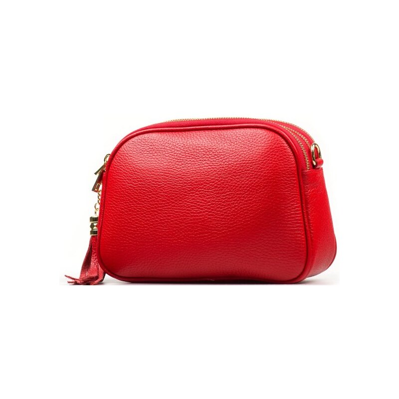 Blaire Kožená crossbody kabelka Odette červená 68566449