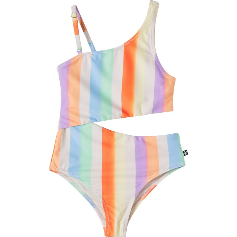 Molo Naan cutout striped swimsuit 68566513