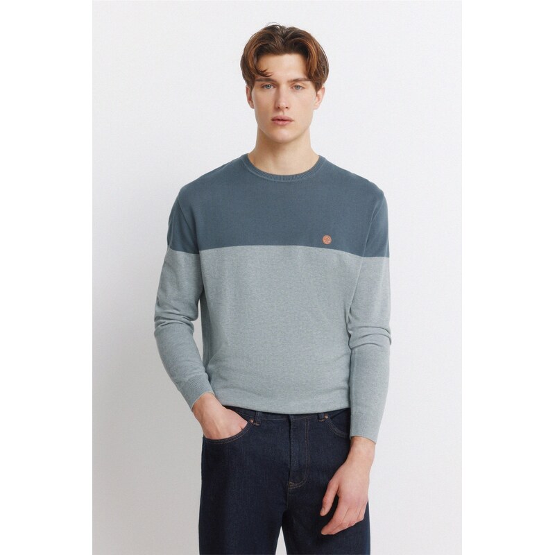 SPRINGFIELD Pánsky dvojfarebný sveter 68571317