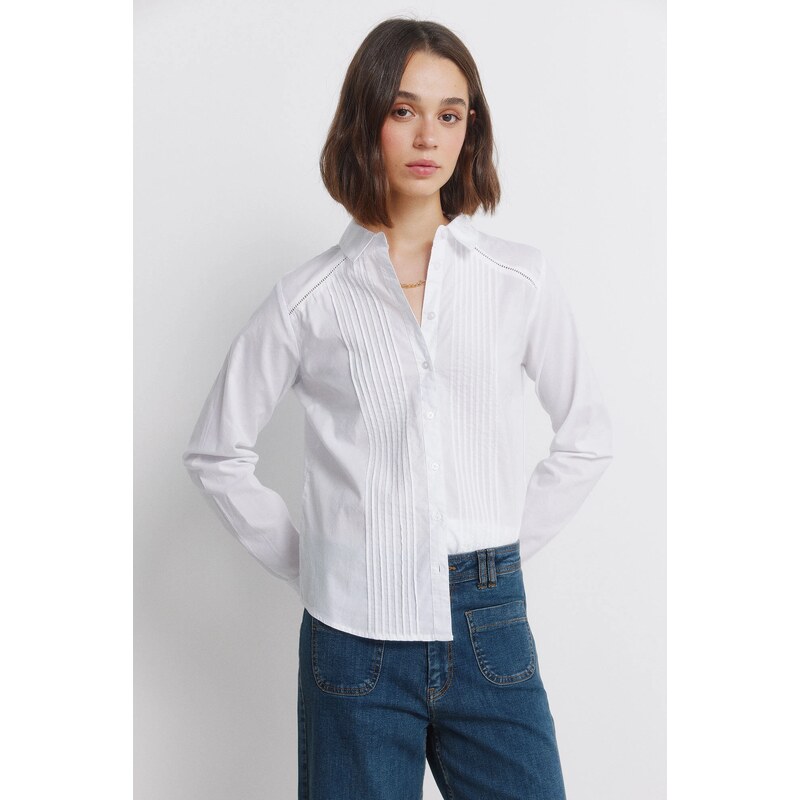 SPRINGFIELD Dámska košeľa s detailom záhybov 68571355