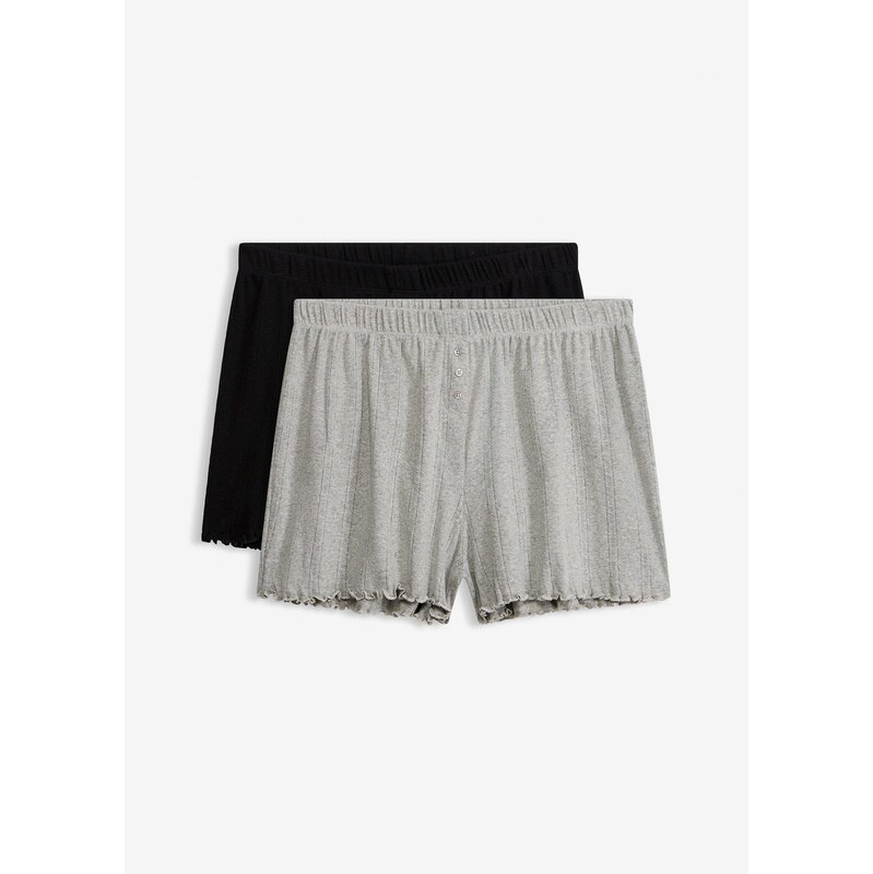 bonprix Pyžamové šorky, farba čierna 68571395