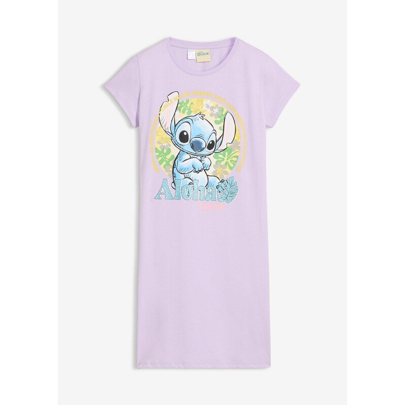 bonprix Nočná košeľa s potlačou Stitch Disney, z čistej bavlny, farba 68571408