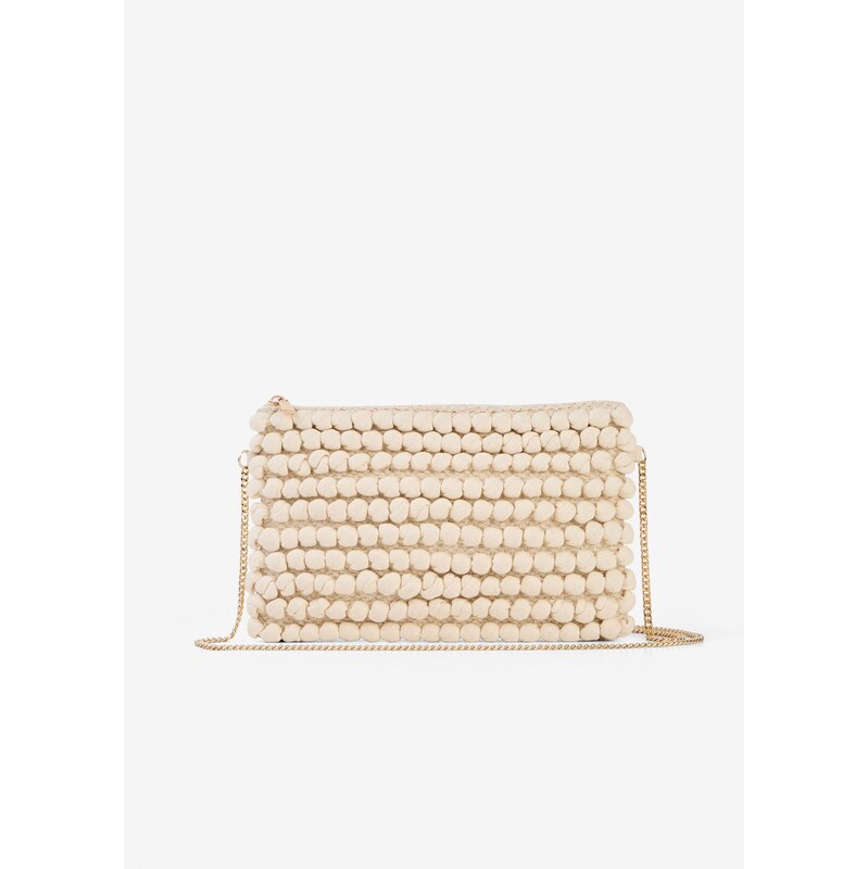 bonprix Kabelka Crossbody, malá, farba béžová 68571701
