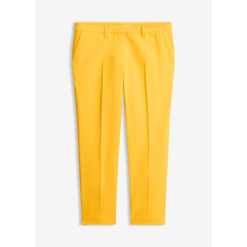 bonprix Biznis nohavice, 7/8, farba žltá 68571779
