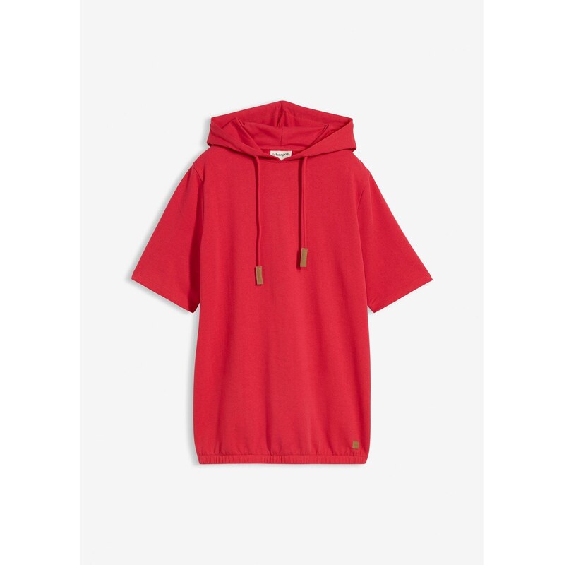 bonprix Mikina s kapucňou, farba červená 68572039