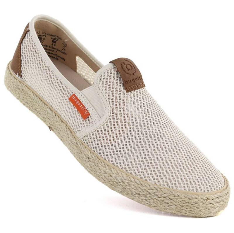 Pánska obuv espadrille slip-on beige Bugatti TT15305 68572721