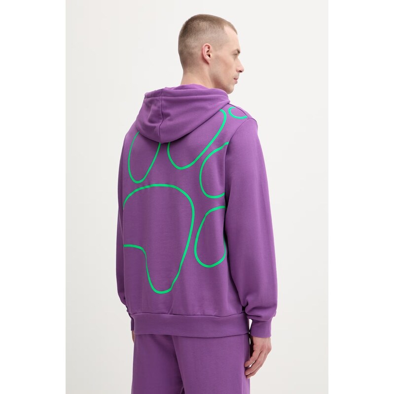 Jack Wolfskin športová mikina pánska bavlnená Celebrate The Paw 68574135