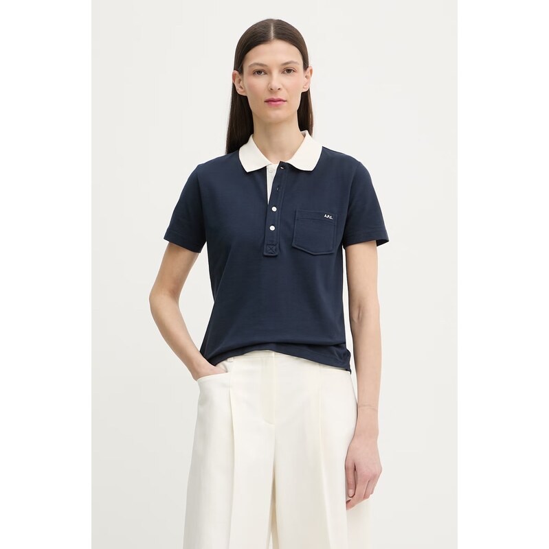 E-shop A.P.C. polo tričko dámske bavlnené