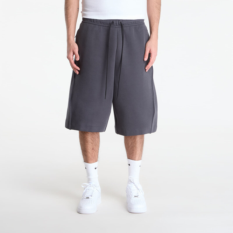 Šortky Nike Tech Mens Fleece Oversized Fit Shorts Anthracite/ Black XL 68574761