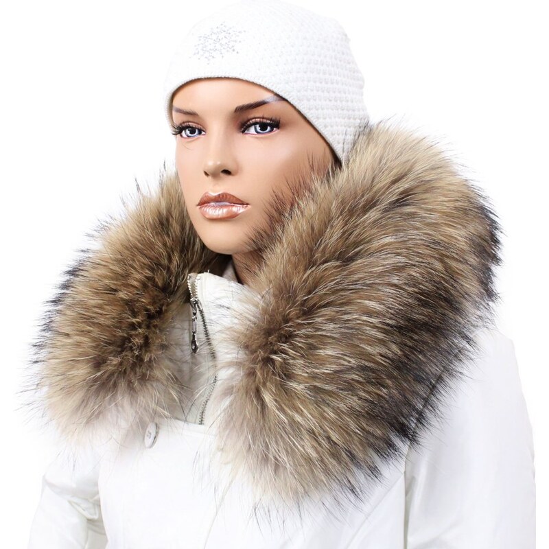 Sikora Kožušinový lem na kapucňu - golier medvedíkovec M 01/53 (75 cm) 68574724