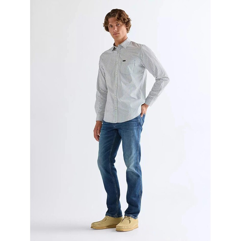 Pánske džínsy WRANGLER GREENSBORO STORMFORGE BLUE 112377800 68574796