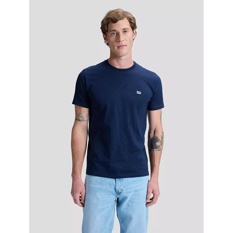 Pánske triko LEE SS PATCH LOGO TEE NAVY 112376603 68574803