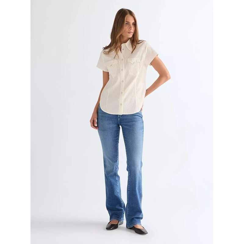 Dámske džínsy WRANGLER BOOTCUT RAVEN 112378531 68574814